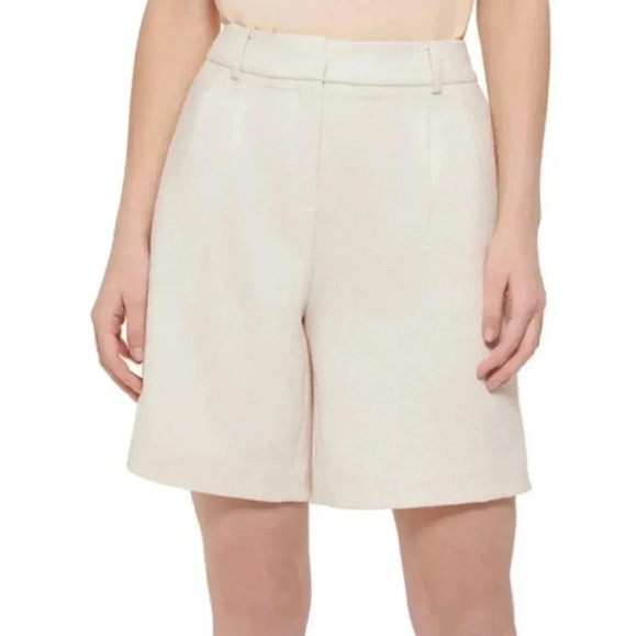 Calvin Klein Women's Pleat Front Shorts - Picture 1 of 10